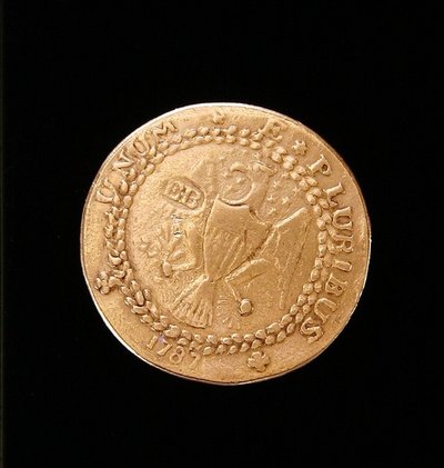 Brasher Doubloon, New York, 1787 by American School